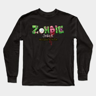 Zombie Snack Long Sleeve T-Shirt